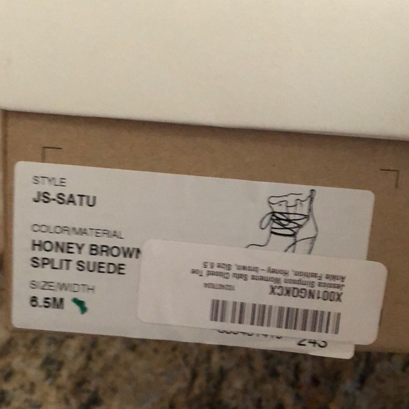 Jessica simpson Satu honey brown suede ankle boot - Picture 3 of 3